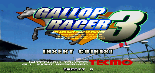 Gallop Racer 3 (Japan) Title Screen
